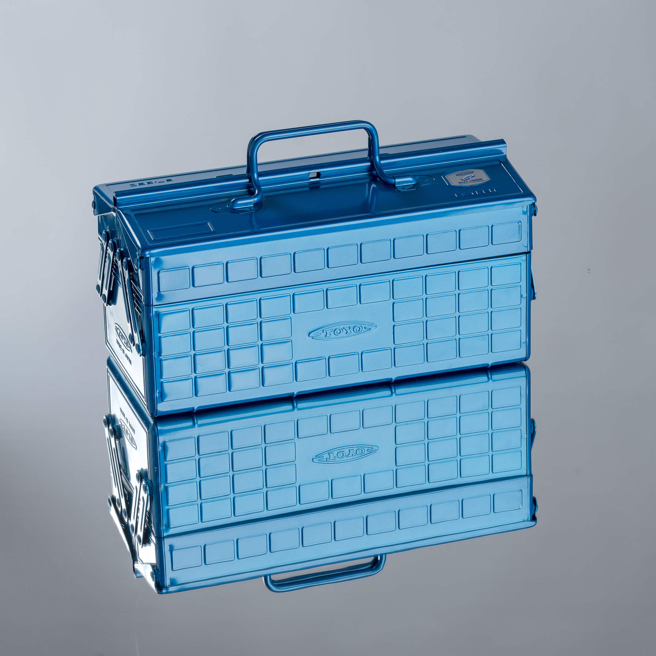 TOYO Cantilever Toolbox ST-350 B (Blue) – Japanese Tools Australia