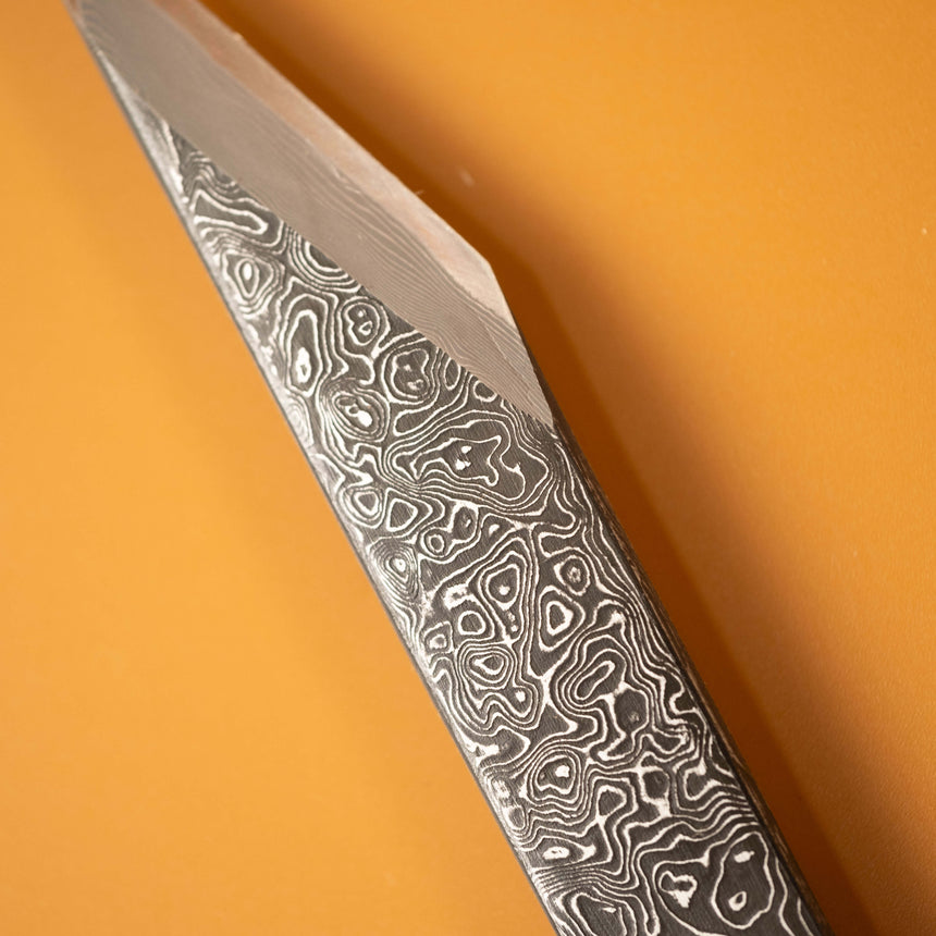 Mokume Damascus Kiridashi by Tasai-san - Right Handed