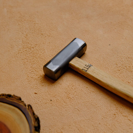 4-kaku Genno Hammer 115g with White Oak Handle