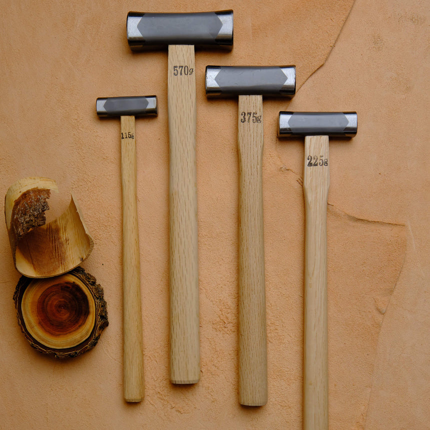 4-kaku Genno Hammer 115g with White Oak Handle