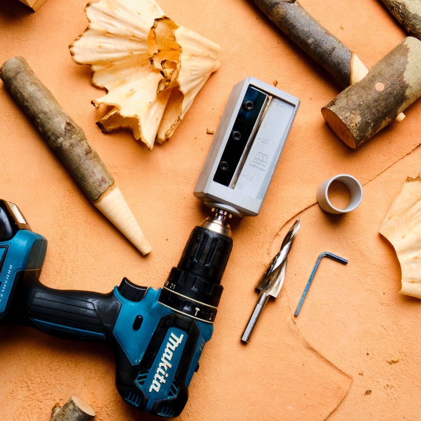 Tapered Reamer and Tenoning Set - Knot Remover