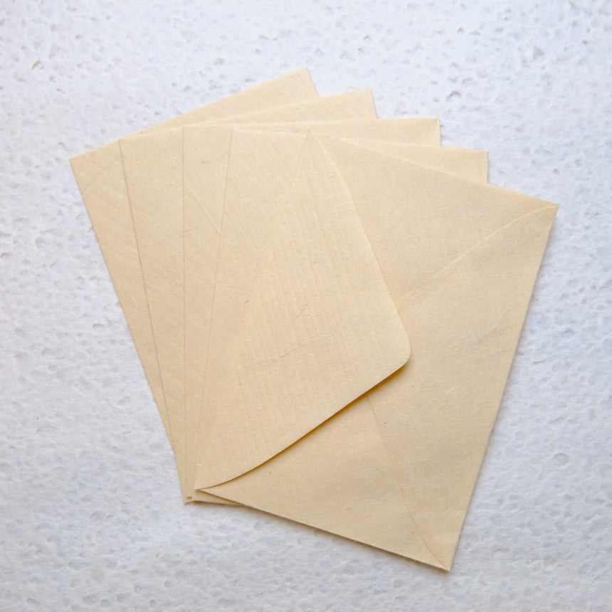 Wood Grain Embossed Kozo Envelopes