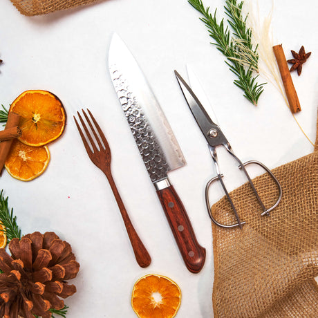 Kanemoto Santoku Knife & Shears