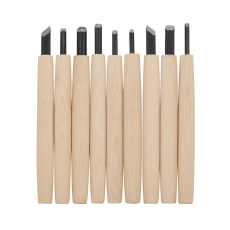 Carvy 9 Piece Carving Set - Carving Sets - Japanese Tools Australia