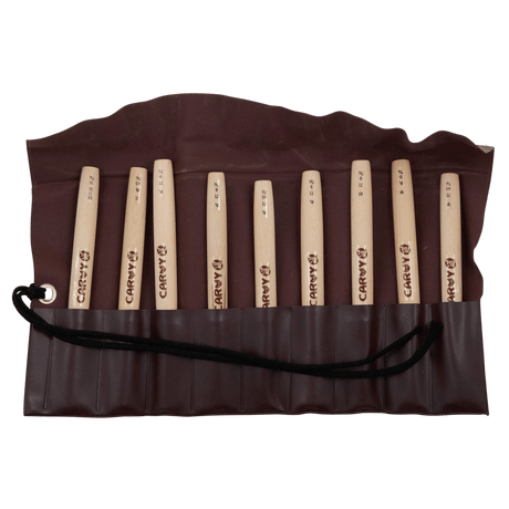 Carvy 9 Piece Carving Set - Carving Sets - Japanese Tools Australia