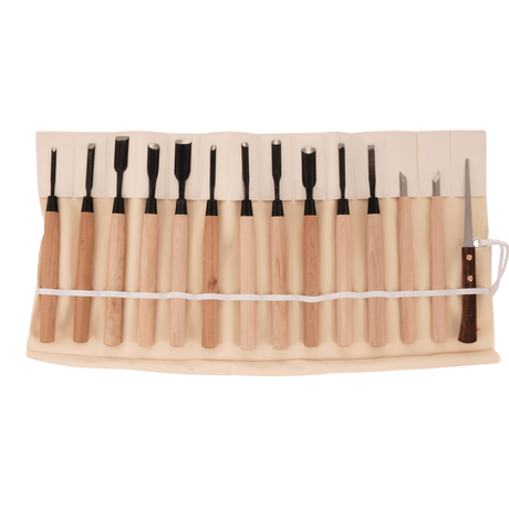 Complete Sculpture Carving Set - 14pcs - Carving Sets - Japanese Tools Australia