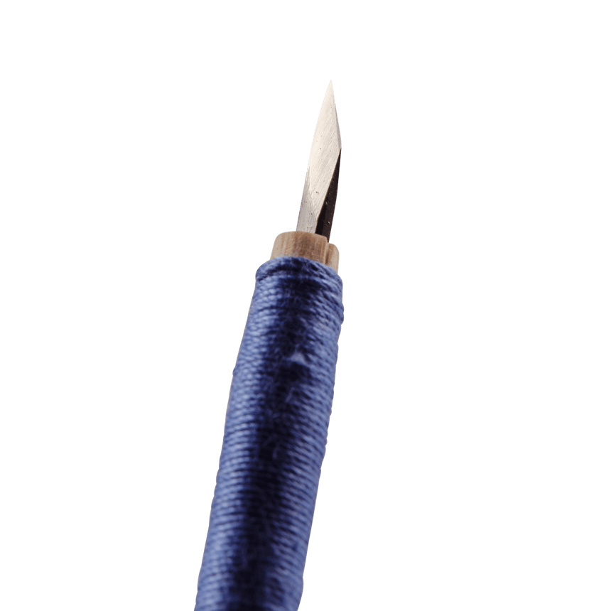 Craft Art Knife (Blue Wrapped Handle) - Carving Knives - Japanese Tools Australia