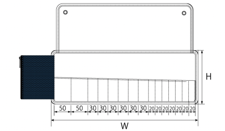 Drill Roll Bag - Drill Bits - Japanese Tools Australia