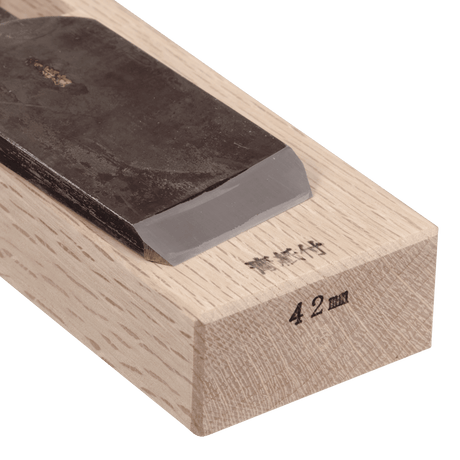 Komori Block Plane 42mm Mamehiraganna - Aogami #1, Iron Jigane - Smoothing Planes - Japanese Tools Australia