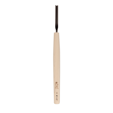 Long V-Gouge - HSS, 6mm - Gouges - Japanese Tools Australia