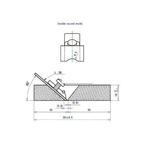 Mini Ebony Plane No3 Inside Round R9 - Specialty Planes - Japanese Tools Australia