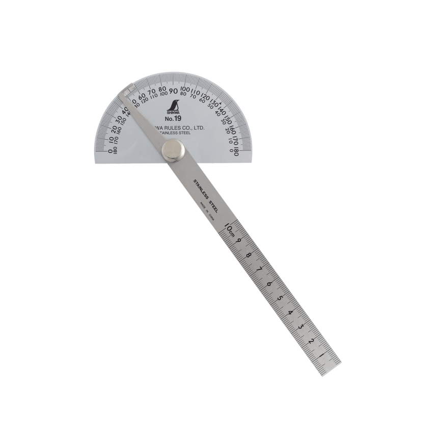 Shinwa Protractor no. 19 - Protractors - Japanese Tools Australia