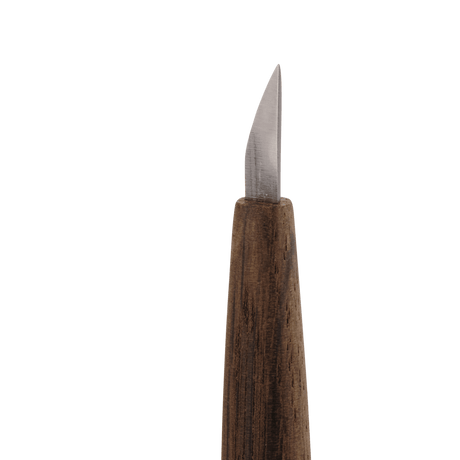 Short Single-Bevel Carving Knife - Curved Edge - Carving Knives - Japanese Tools Australia