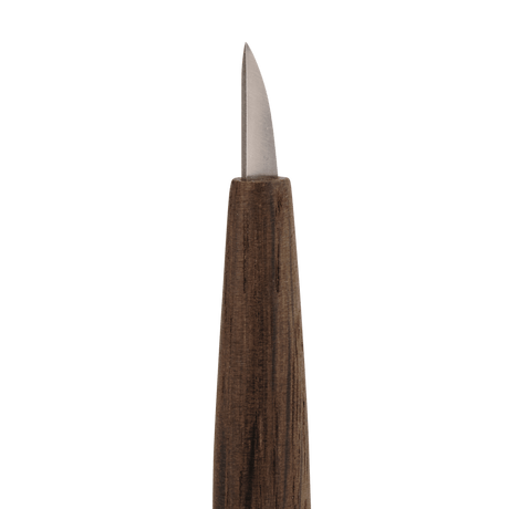 Short Single-Bevel Carving Knife - Curved Edge - Carving Knives - Japanese Tools Australia