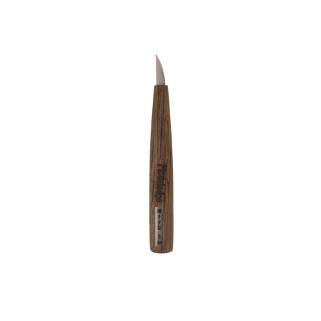 Short Single-Bevel Carving Knife - Curved Edge - Carving Knives - Japanese Tools Australia
