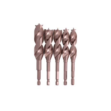 Star-M Super Clean Cut Drill - 5pcs set (Large Sizes) - Drill Bits - Japanese Tools Australia