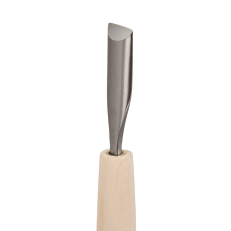 Super-Shallow U-Gouge - HSS, 21mm - Gouges - Japanese Tools Australia