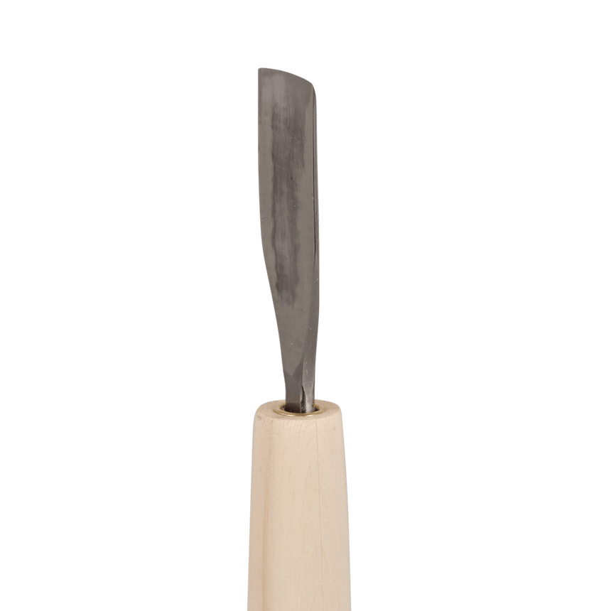 Super-Shallow U-Gouge - HSS, 21mm - Gouges - Japanese Tools Australia