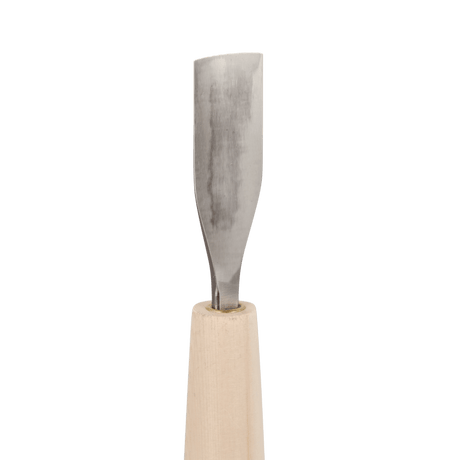 Super-Shallow U-Gouge - HSS, 21mm - Gouges - Japanese Tools Australia