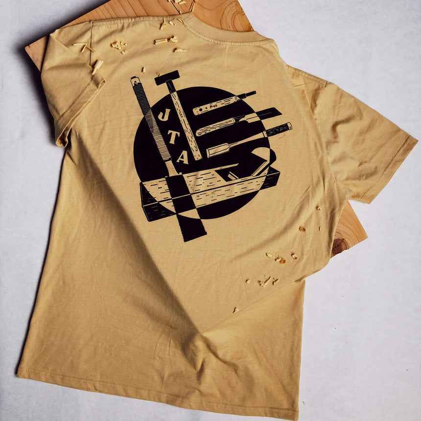 The JTA Hand-Printed Tee - Craftsperson Comfort - Japanese Tools Australia