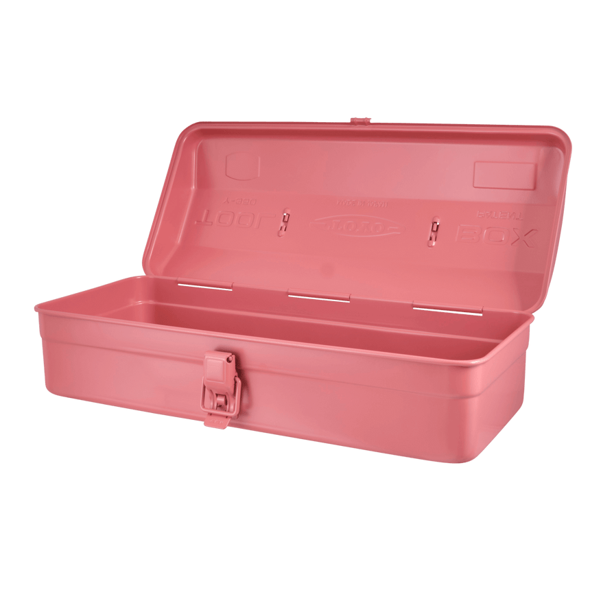 TOYO Camber-top Toolbox Y-350 P0 (Living coral) - Tool Bags Boxes and Rolls - Japanese Tools Australia