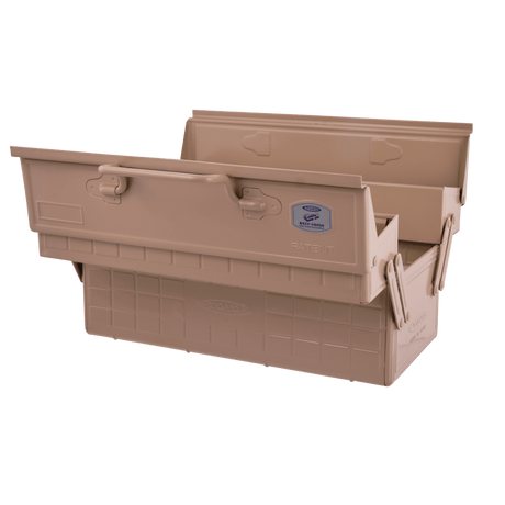 TOYO Cantilever Toolbox ST-350 BG (Beige) - Tool Bags Boxes and Rolls - Japanese Tools Australia