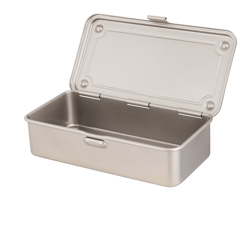 TOYO Trunk Shape Toolbox T-190 SV (Silver) - Tool Bags Boxes and Rolls - Japanese Tools Australia