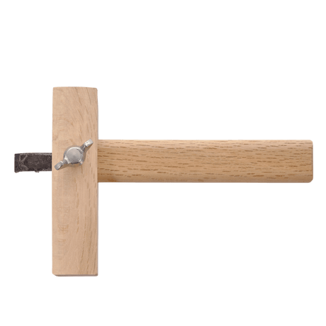 Youbidoh Mortice Gauge - Large with Red Oak Face - Marking Gauges - Japanese Tools Australia